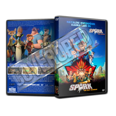 Spark Bir Uzay Macerası V1 Cover Tasarımı (Dvd Cover)